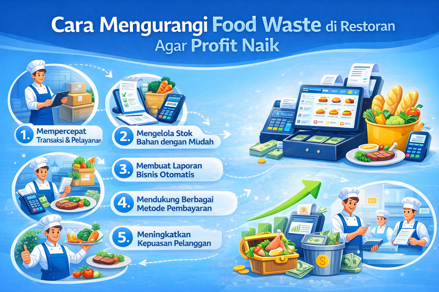 Cara Mengurangi Food Waste di Restoran Agar Profit Naik